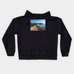 Graffiti and Ocean Cliff at Point Fermin Park, CA Kids Hoodie